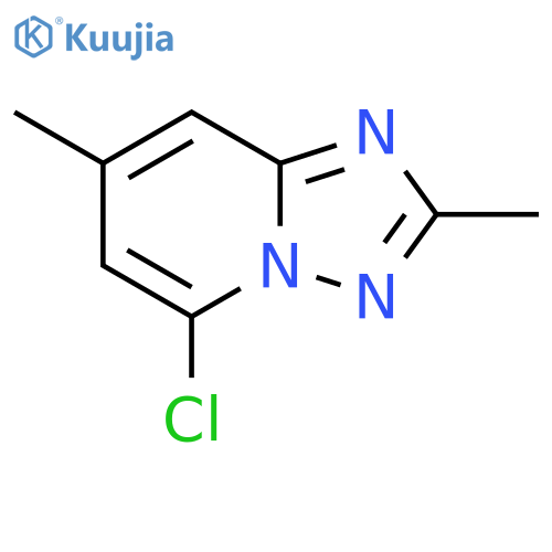 5-chloro-2,7-dimethyl-1,2,4triazolo1,5-apyridine structure