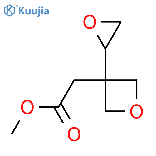 Methyl 2-[3-(oxiran-2-yl)oxetan-3-yl]acetate structure