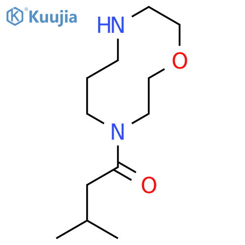 3-Methyl-1-(1,4,8-oxadiazecan-4-yl)butan-1-one structure