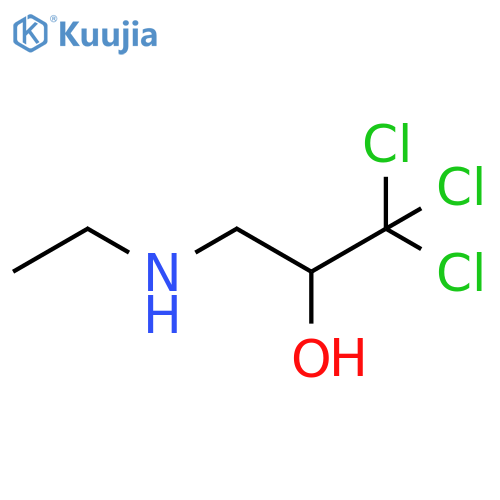 2-Propanol, 1,1,1-trichloro-3-(ethylamino)- structure