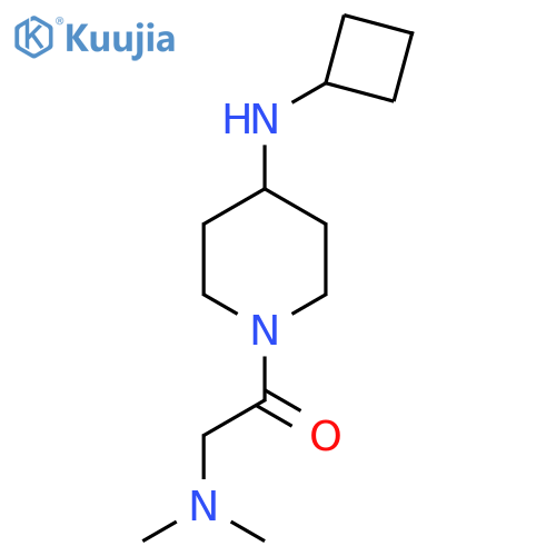 1-[4-(Cyclobutylamino)piperidin-1-yl]-2-(dimethylamino)ethan-1-one structure