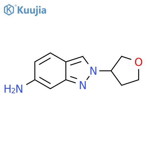 2-(oxolan-3-yl)-2H-indazol-6-amine structure
