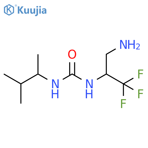 Urea, N-[1-(aminomethyl)-2,2,2-trifluoroethyl]-N'-(1,2-dimethylpropyl)- structure