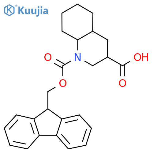 1-(9H-Fluoren-9-ylmethoxycarbonyl)-3,4,4a,5,6,7,8,8a-octahydro-2H-quinoline-3-carboxylic acid structure