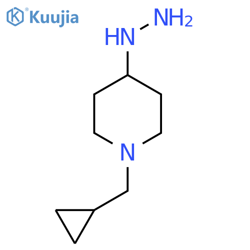 1-(Cyclopropylmethyl)-4-hydrazinylpiperidine structure