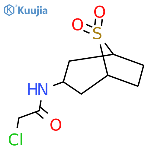 2-chloro-N-{8,8-dioxo-8lambda6-thiabicyclo[3.2.1]octan-3-yl}acetamide structure