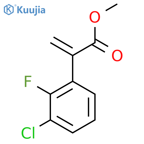 Methyl 2-(3-chloro-2-fluorophenyl)prop-2-enoate structure