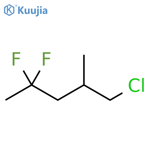 Pentane, 1-chloro-4,4-difluoro-2-methyl- structure