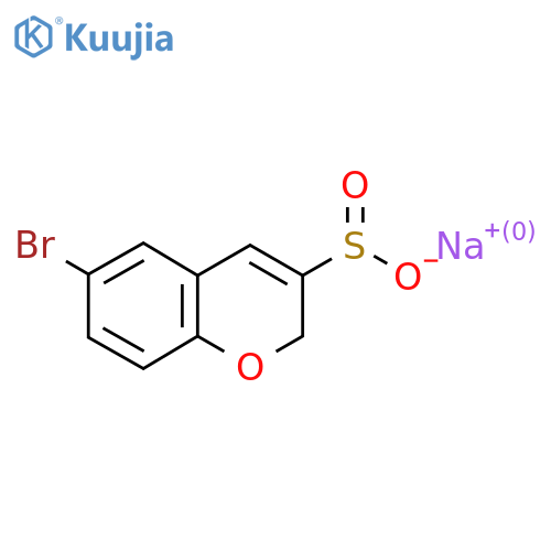 sodium 6-bromo-2H-chromene-3-sulfinate structure