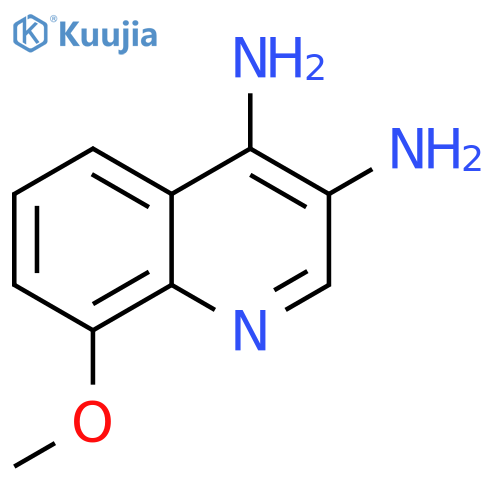 3,4-Quinolinediamine, 8-methoxy- structure