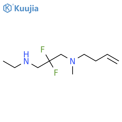 {3-[(But-3-en-1-yl)(methyl)amino]-2,2-difluoropropyl}(ethyl)amine structure