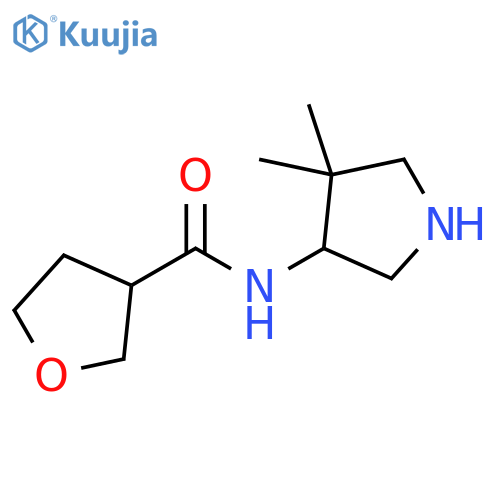 3-Furancarboxamide, N-(4,4-dimethyl-3-pyrrolidinyl)tetrahydro- structure
