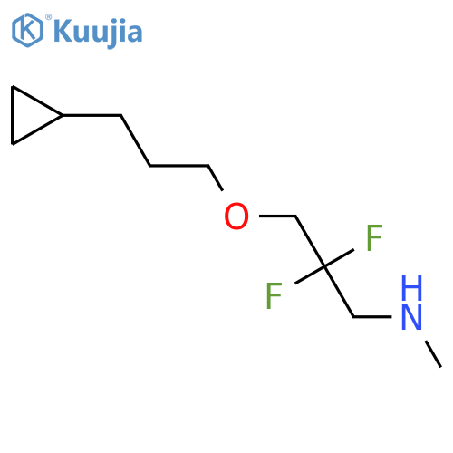 [3-(3-Cyclopropylpropoxy)-2,2-difluoropropyl](methyl)amine structure