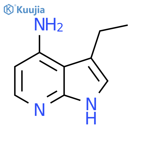 3-ethyl-1H-pyrrolo2,3-bpyridin-4-amine structure