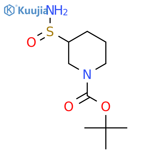Tert-butyl 3-(aminosulfinyl)piperidine-1-carboxylate structure