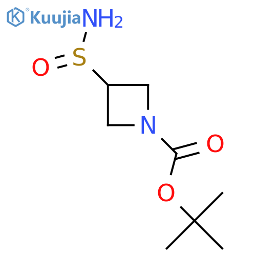 Tert-butyl 3-(aminosulfinyl)azetidine-1-carboxylate structure