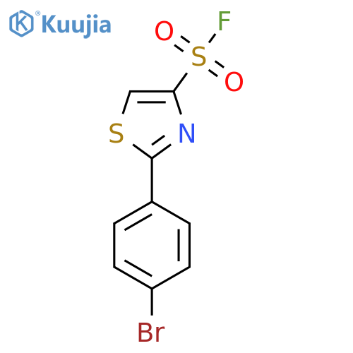 2-(4-Bromophenyl)-1,3-thiazole-4-sulfonyl fluoride structure