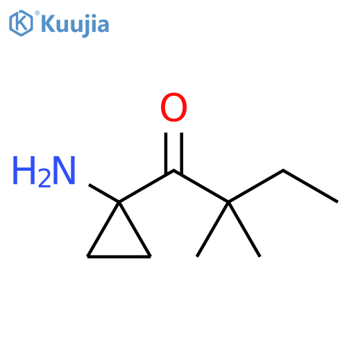 1-Butanone, 1-(1-aminocyclopropyl)-2,2-dimethyl- structure