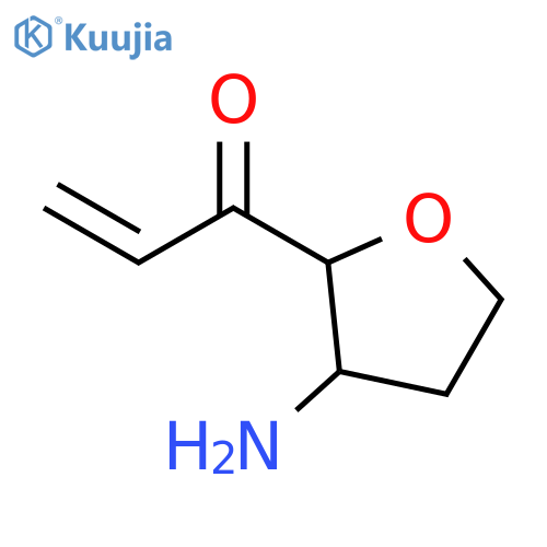 2-Propen-1-one, 1-(3-aminotetrahydro-2-furanyl)- structure