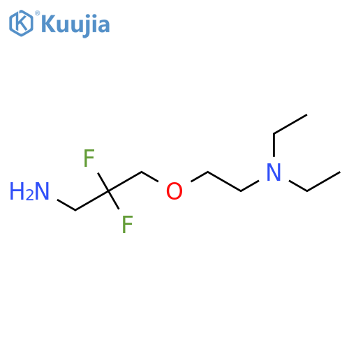 [2-(3-Amino-2,2-difluoropropoxy)ethyl]diethylamine structure