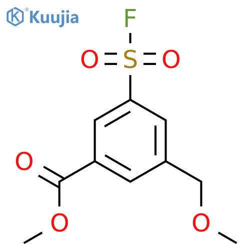 Methyl 3-fluorosulfonyl-5-(methoxymethyl)benzoate structure