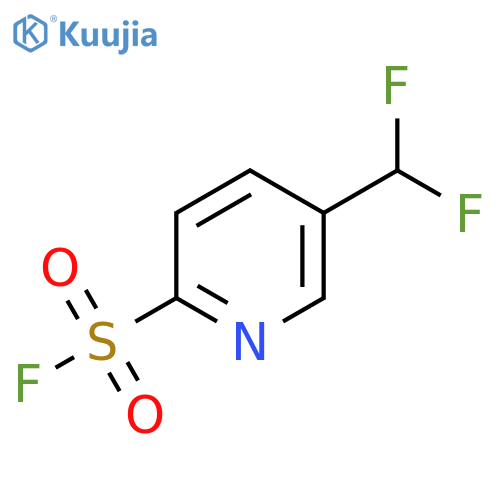 5-(Difluoromethyl)pyridine-2-sulfonyl fluoride structure