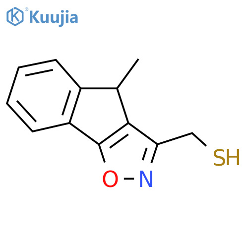 {4-methyl-4H-indeno2,1-d1,2oxazol-3-yl}methanethiol structure