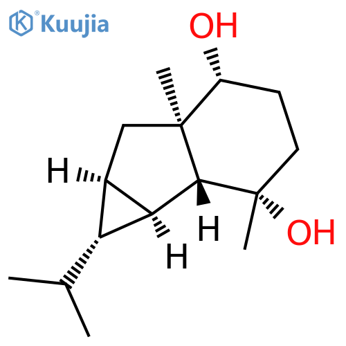 6,8-Cyclo-1,4-eudesmanediol structure