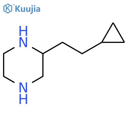 Piperazine, 2-(2-cyclopropylethyl)- structure