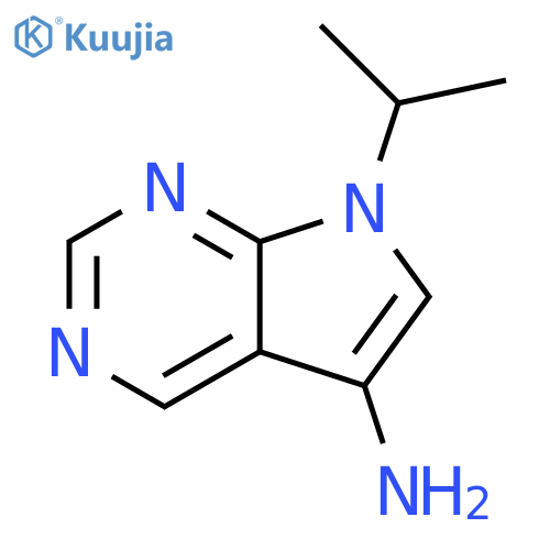 7H-Pyrrolo[2,3-d]pyrimidin-5-amine, 7-(1-methylethyl)- structure