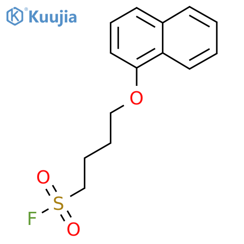 4-(Naphthalen-1-yloxy)butane-1-sulfonyl fluoride structure