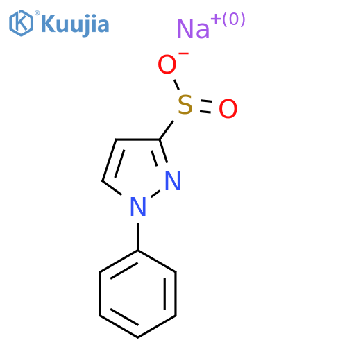 sodium 1-phenyl-1H-pyrazole-3-sulfinate structure