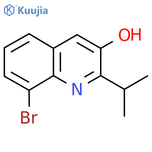 8-Bromo-2-(propan-2-yl)quinolin-3-ol structure