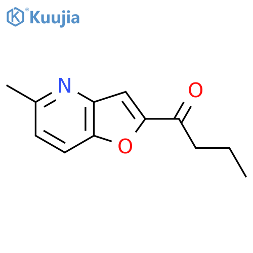 1-{5-Methylfuro[3,2-b]pyridin-2-yl}butan-1-one structure
