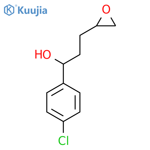 2-Oxiranepropanol, α-(4-chlorophenyl)- structure