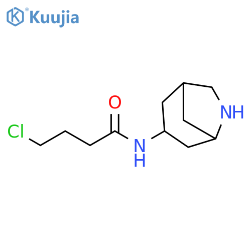 Butanamide, N-6-azabicyclo[3.2.1]oct-3-yl-4-chloro- structure