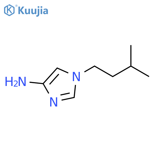 1H-Imidazol-4-amine, 1-(3-methylbutyl)- structure