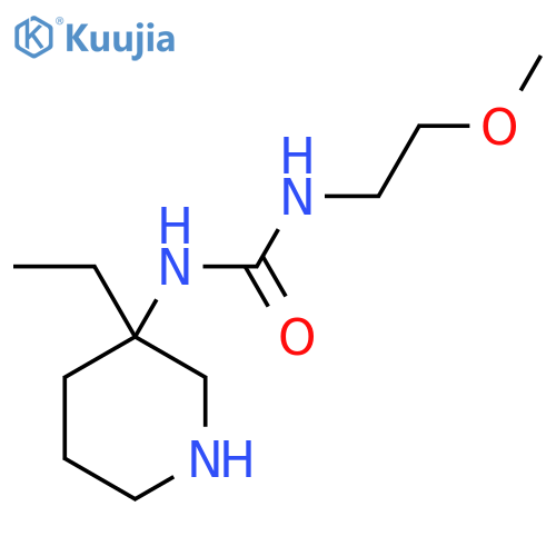 1-(3-Ethylpiperidin-3-yl)-3-(2-methoxyethyl)urea structure