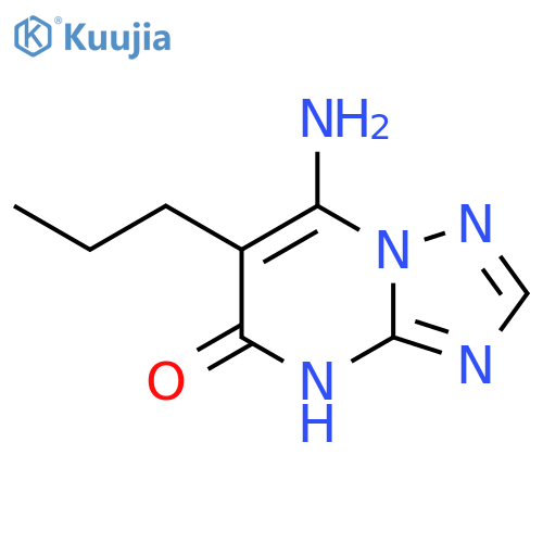 7-amino-6-propyl-1,2,4triazolo1,5-apyrimidin-5-ol structure