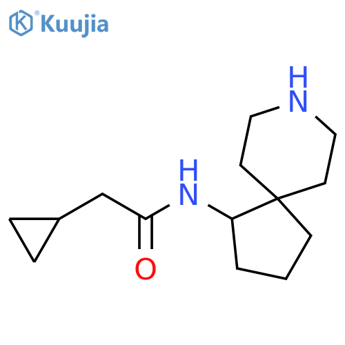 Cyclopropaneacetamide, N-8-azaspiro[4.5]dec-1-yl- structure