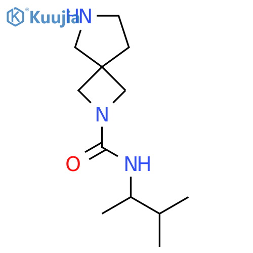 N-(3-methylbutan-2-yl)-2,6-diazaspiro[3.4]octane-2-carboxamide structure