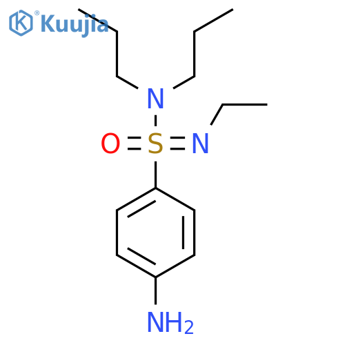 4-amino-N-ethyl-N,N-dipropylbenzene-1-sulfonoimidamide structure