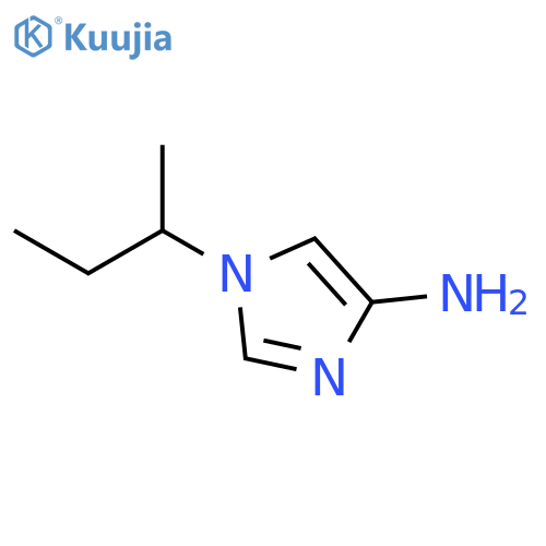 1H-Imidazol-4-amine, 1-(1-methylpropyl)- structure