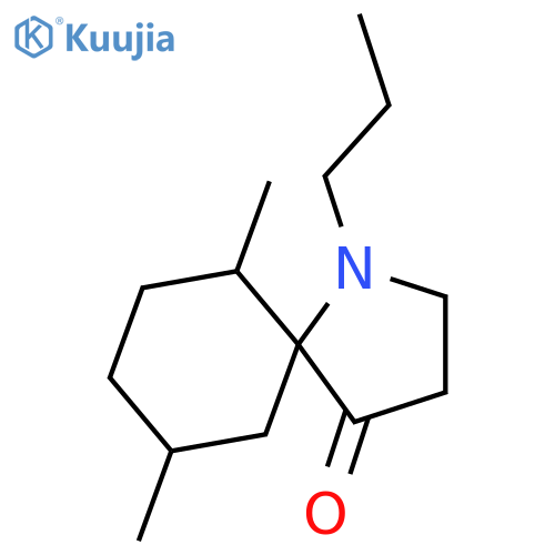 1-Azaspiro[4.5]decan-4-one, 6,9-dimethyl-1-propyl- structure