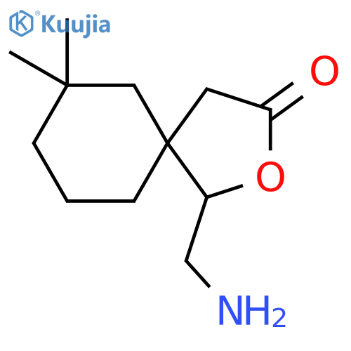1-(Aminomethyl)-7,7-dimethyl-2-oxaspiro[4.5]decan-3-one structure