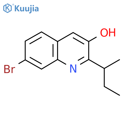 7-Bromo-2-(butan-2-yl)quinolin-3-ol structure