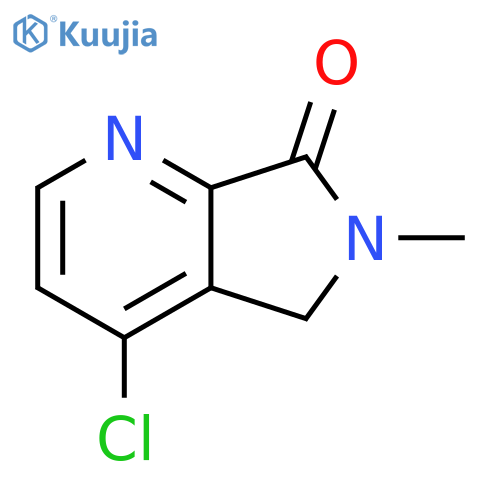 7H-Pyrrolo[3,4-b]pyridin-7-one, 4-chloro-5,6-dihydro-6-methyl- structure