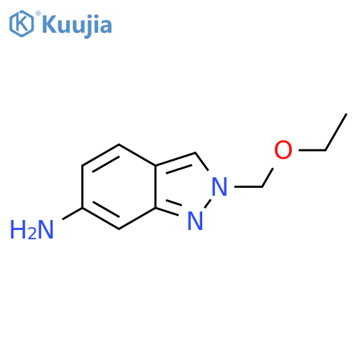 2-(ethoxymethyl)-2H-indazol-6-amine structure