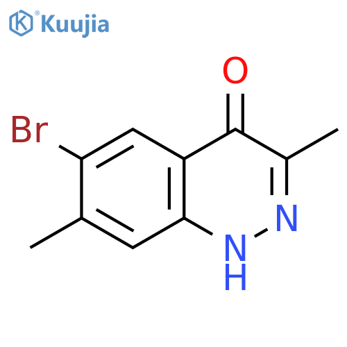 4(1H)-Cinnolinone, 6-bromo-3,7-dimethyl- structure