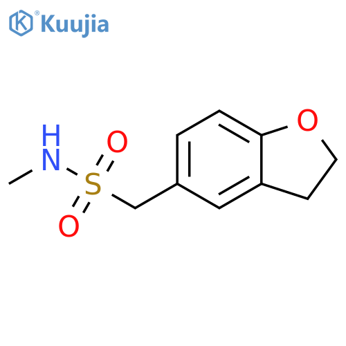 5-Benzofuranmethanesulfonamide, 2,3-dihydro-N-methyl- structure
